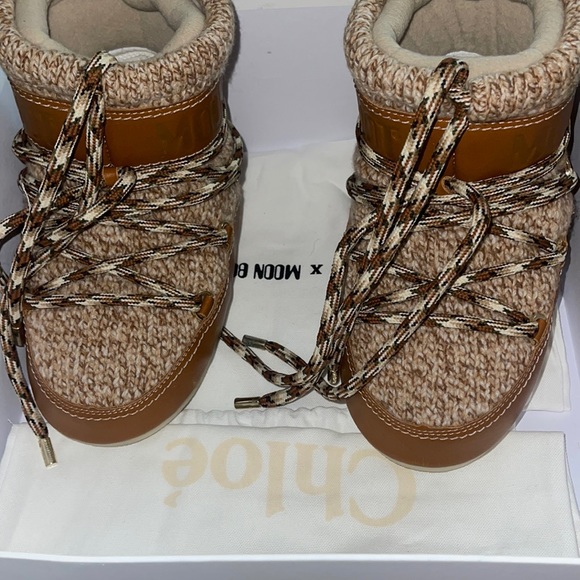 Chloé x Moon Boot Snow Boots - Picture 3 of 5